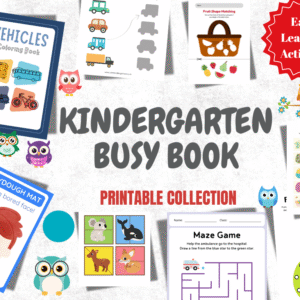 Kindergarten Activity Busy Bundle